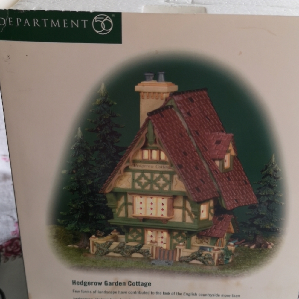 Dept 56 Hedgerow Cottage